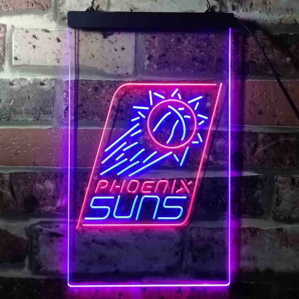 Phoenix Suns Logo Neon Dual LED Sign